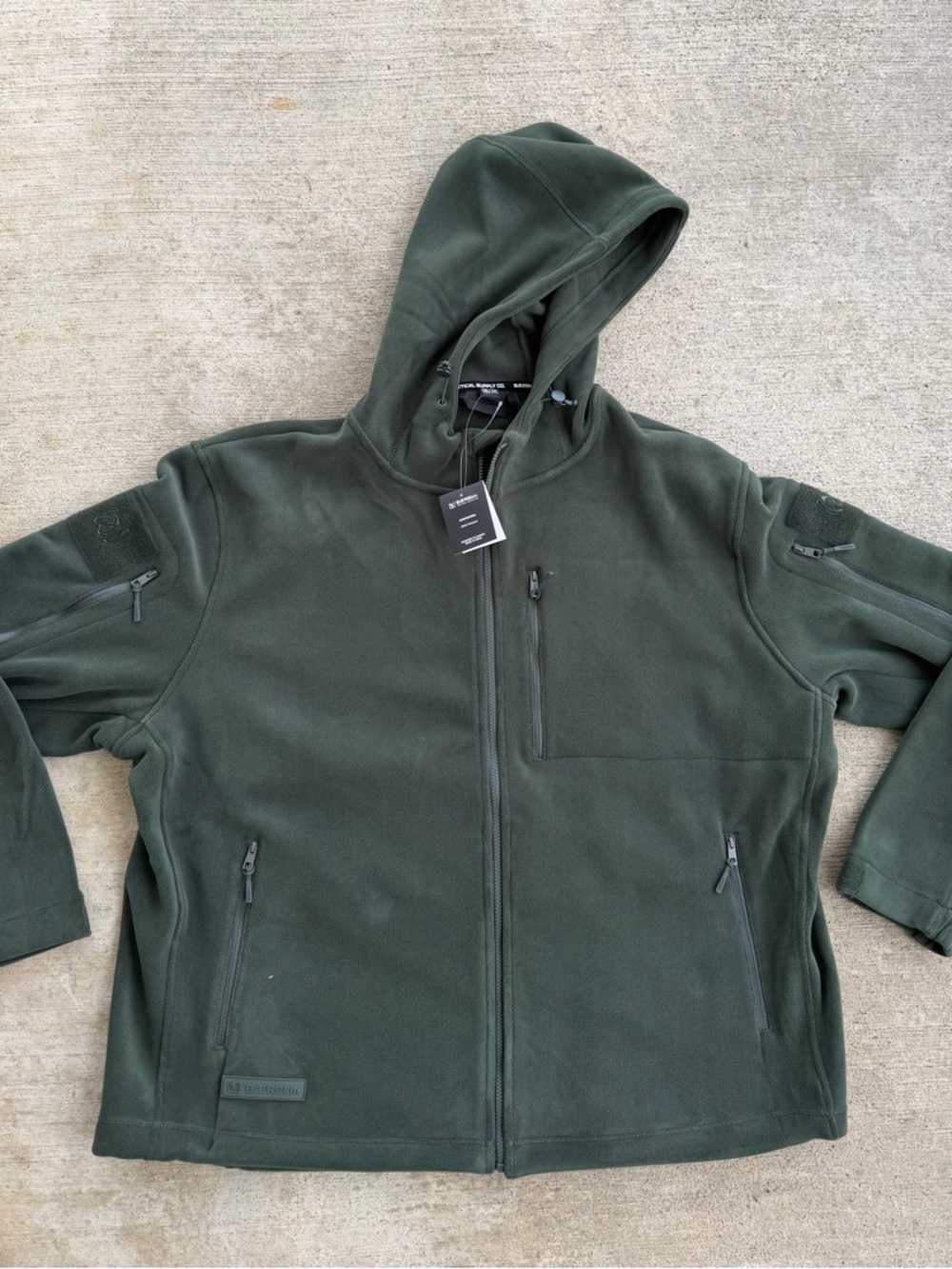 NWT Baerskin Tactical Supply Co Men’s Hooded Hunter Green Size 3XL